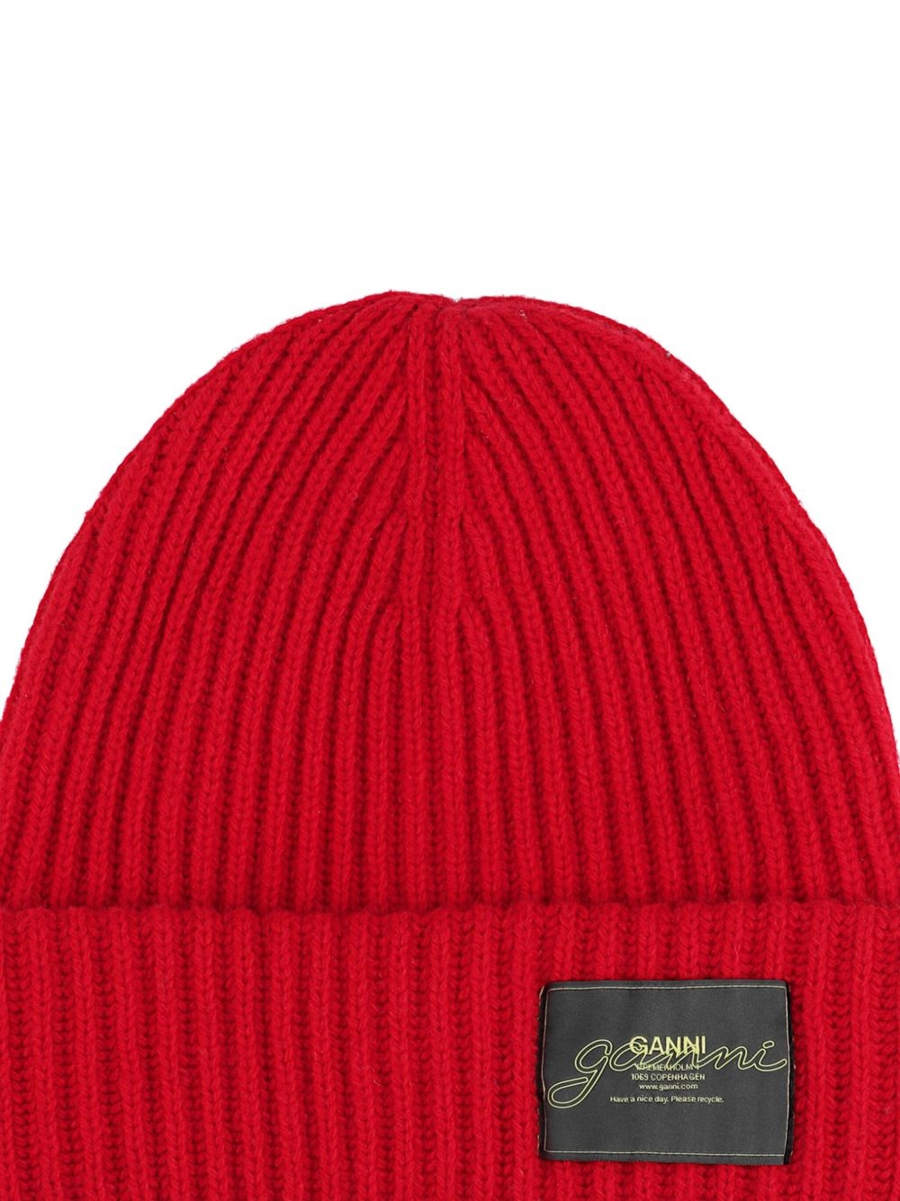 logo patch beanie - 2