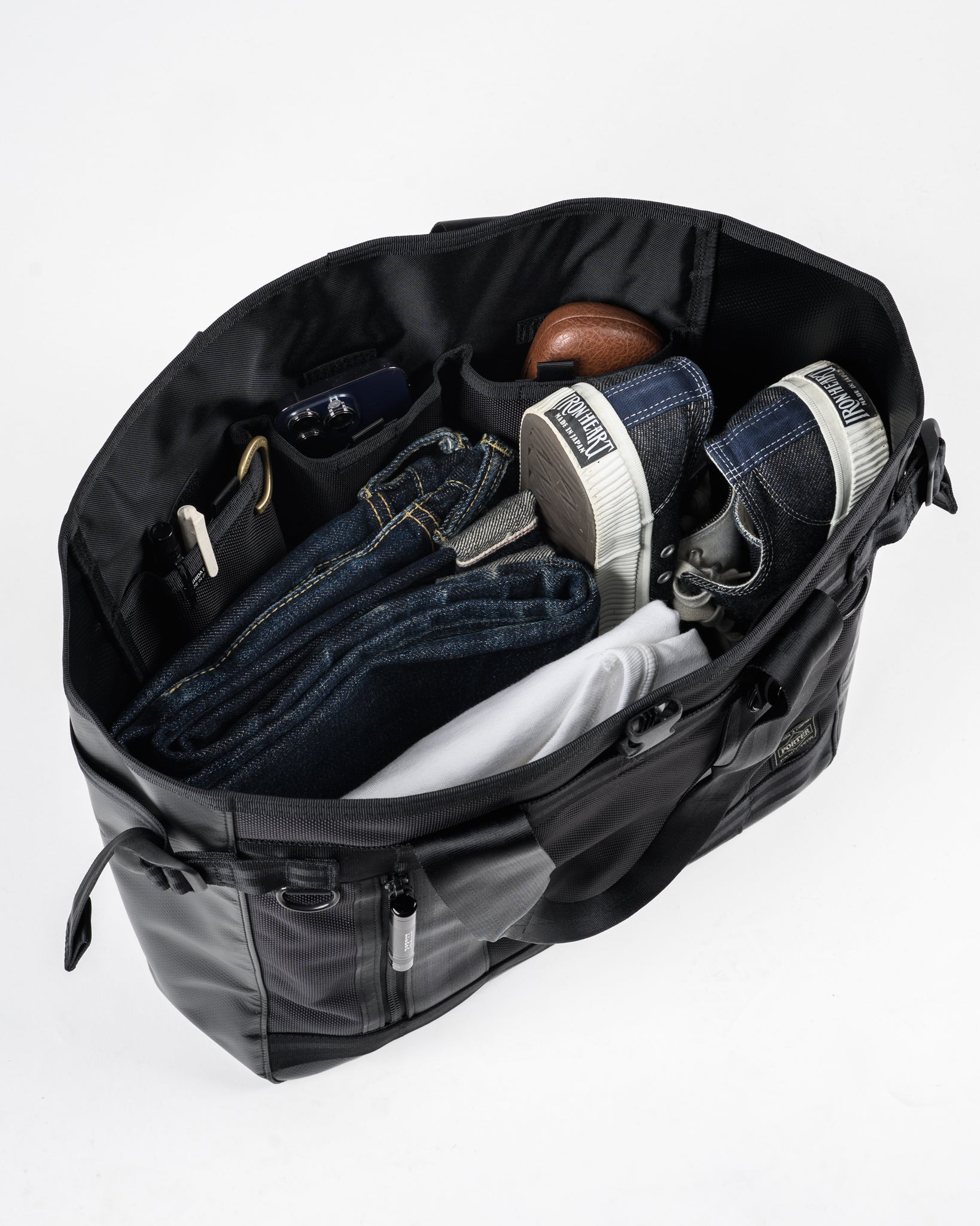 PORTER - YOSHIDA & CO. - HEAT TOTE BAG - BLACK - 14