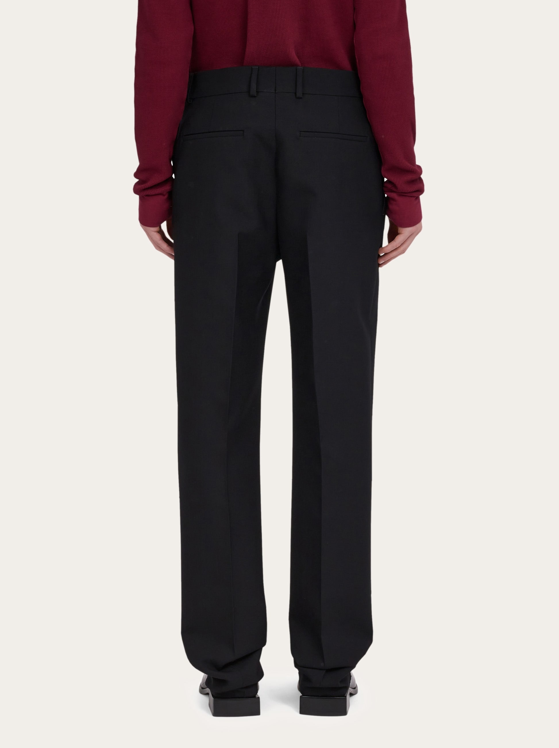 Flat front trouser - 4