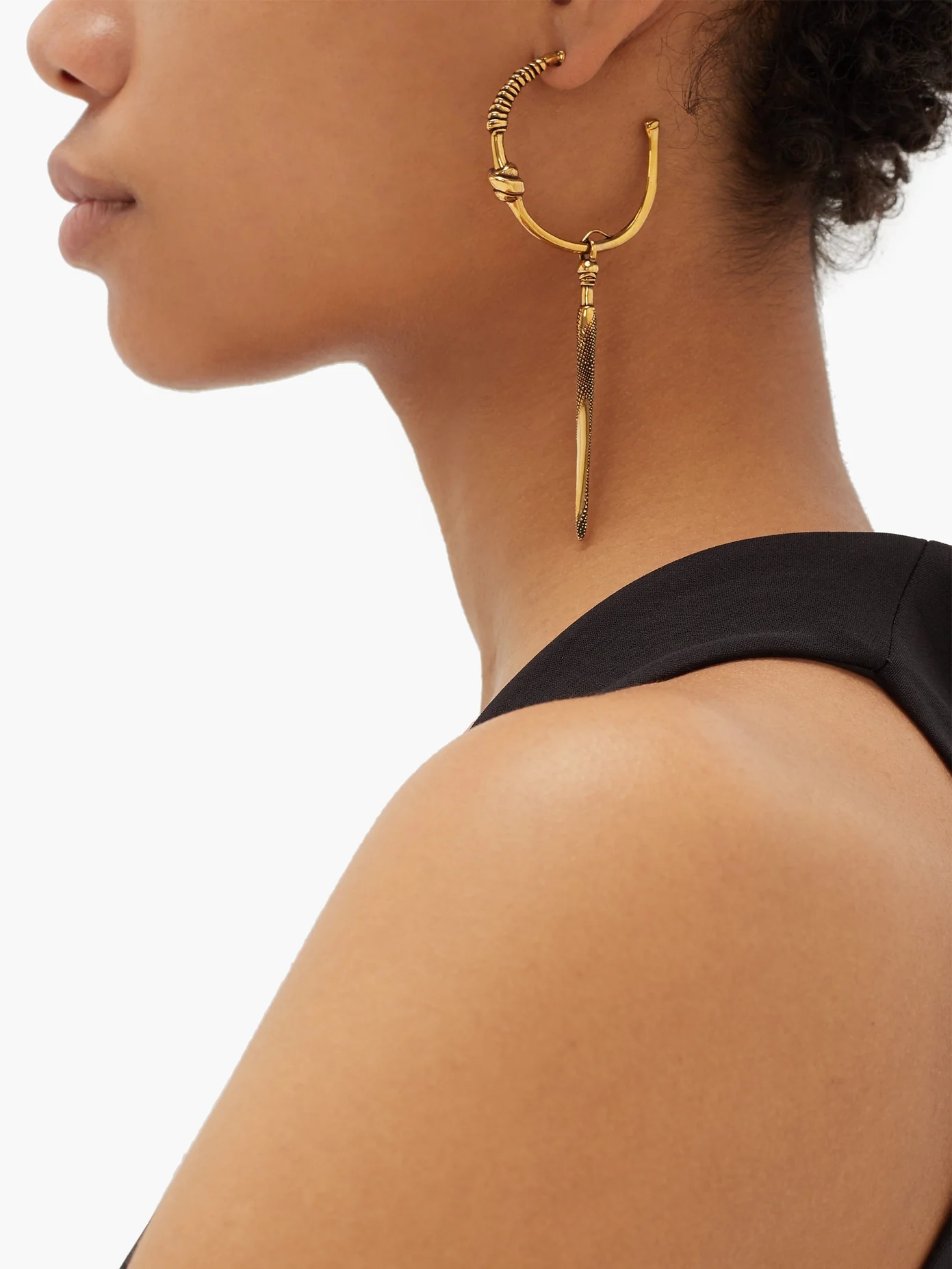 Mismatched drop earrings - 2