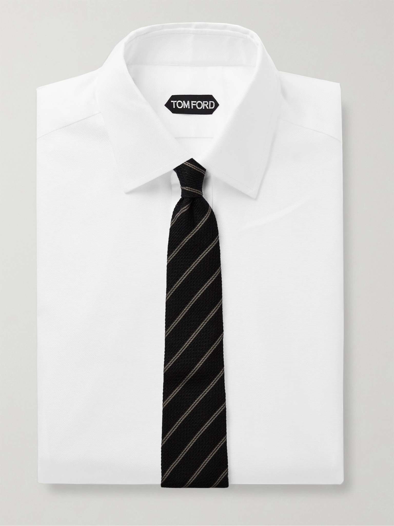 Slim-Fit Button-Down Collar Cotton-Poplin Shirt - 10