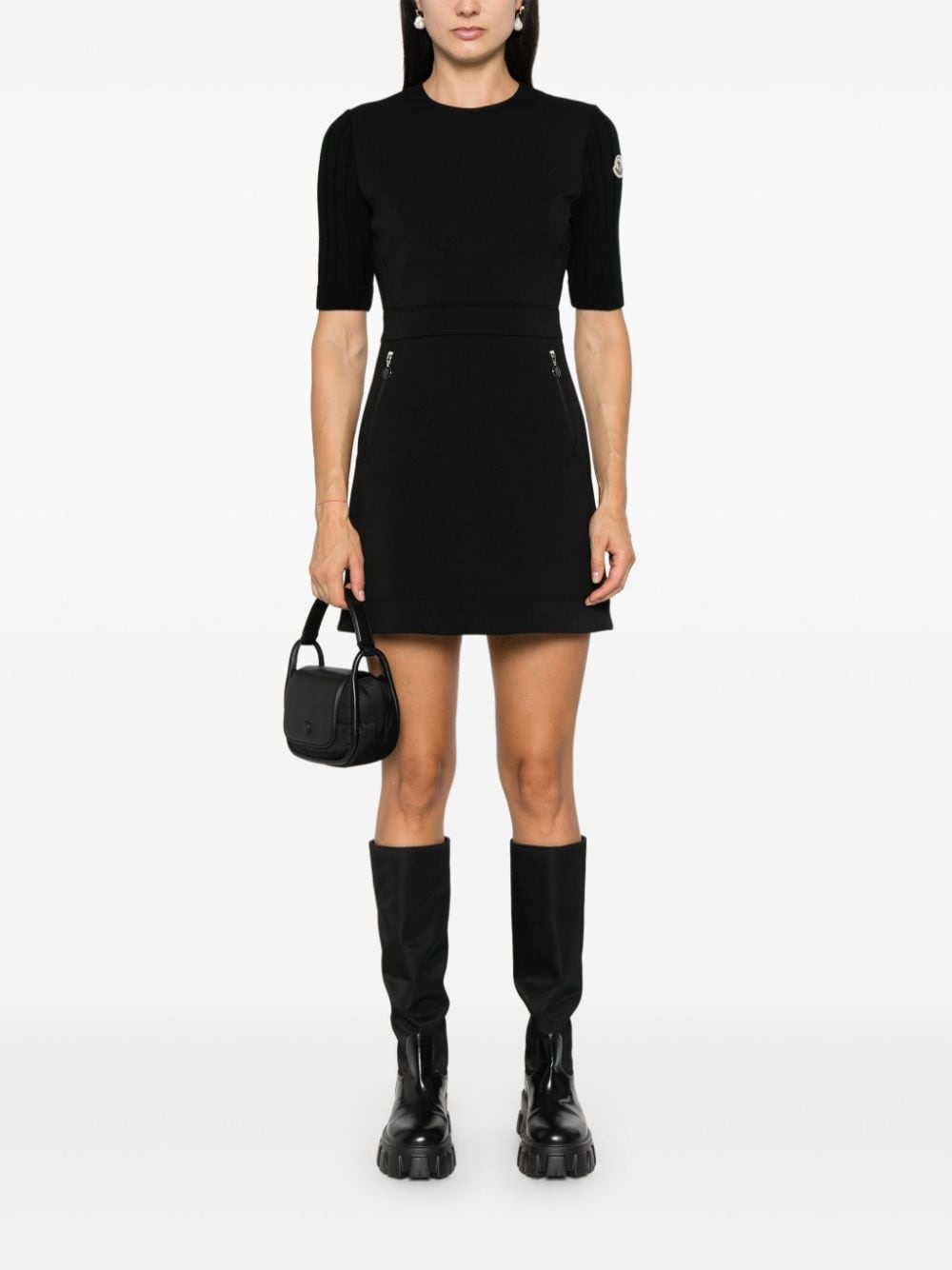 flared mini dress - 2