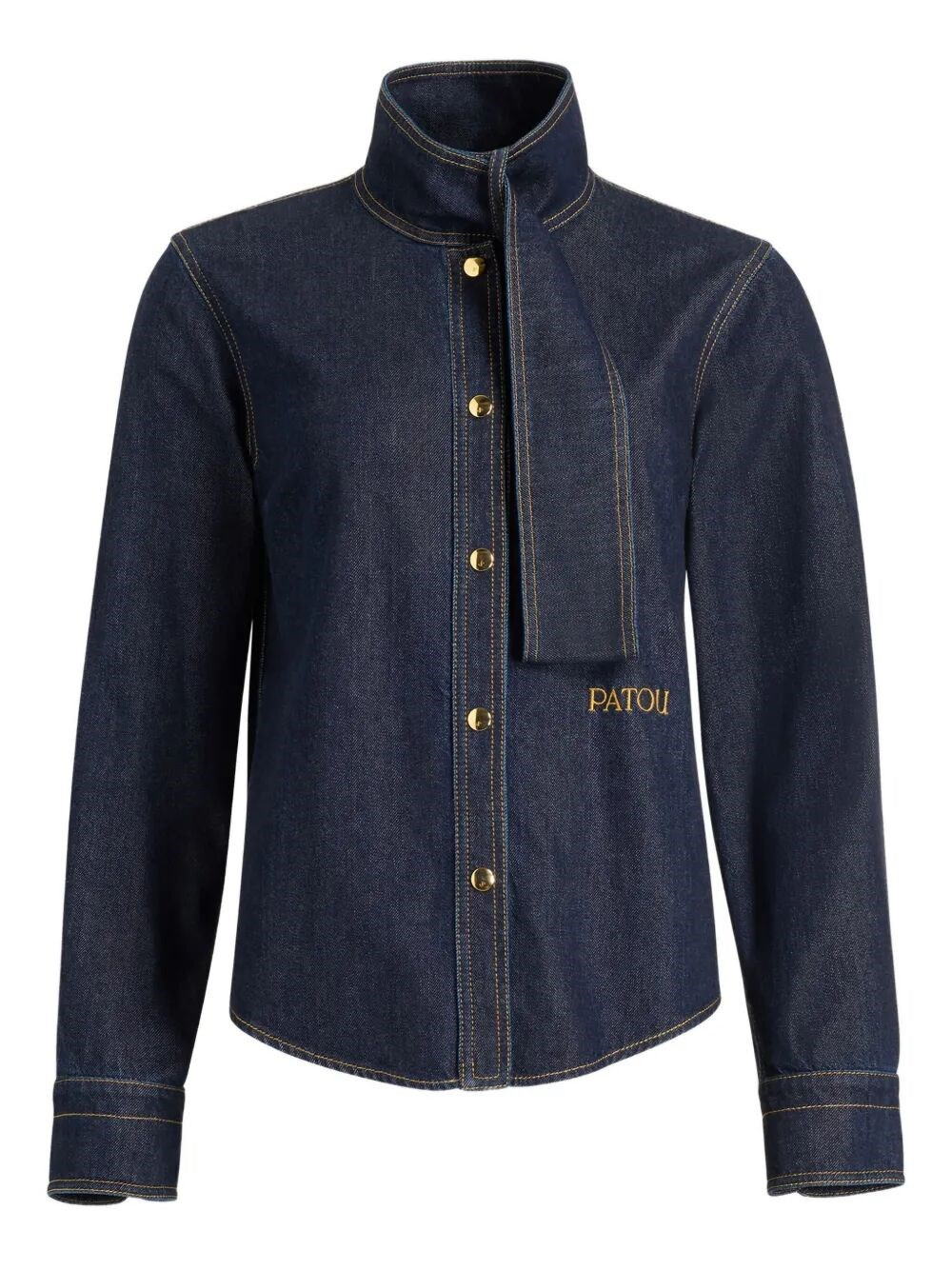 The ASCOT COLLAR BLOUSE by PATOU is a refined addition to your wardrobe, crafted in Tunisia. This el - 1