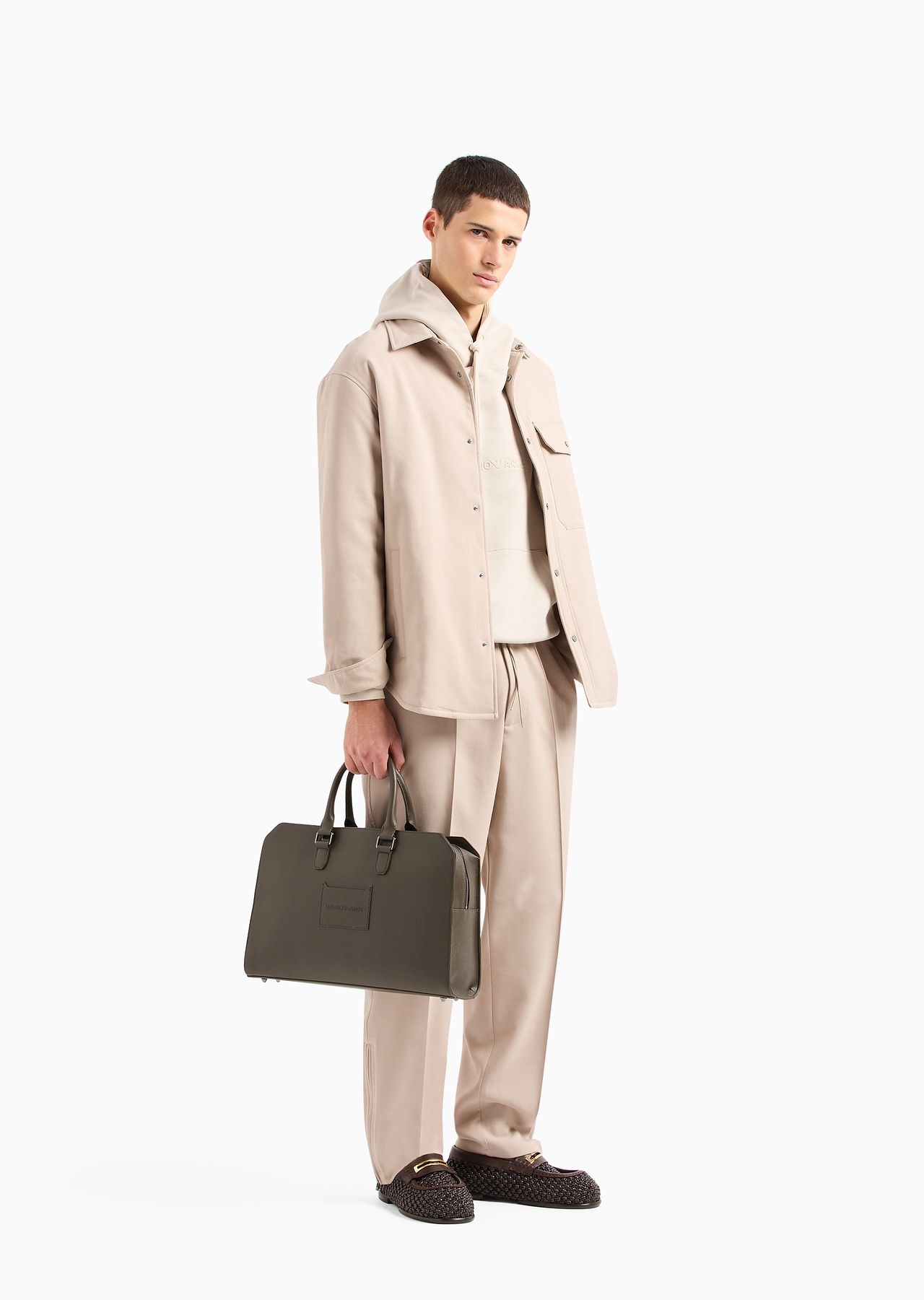 Business bag in tumbled leather - 6
