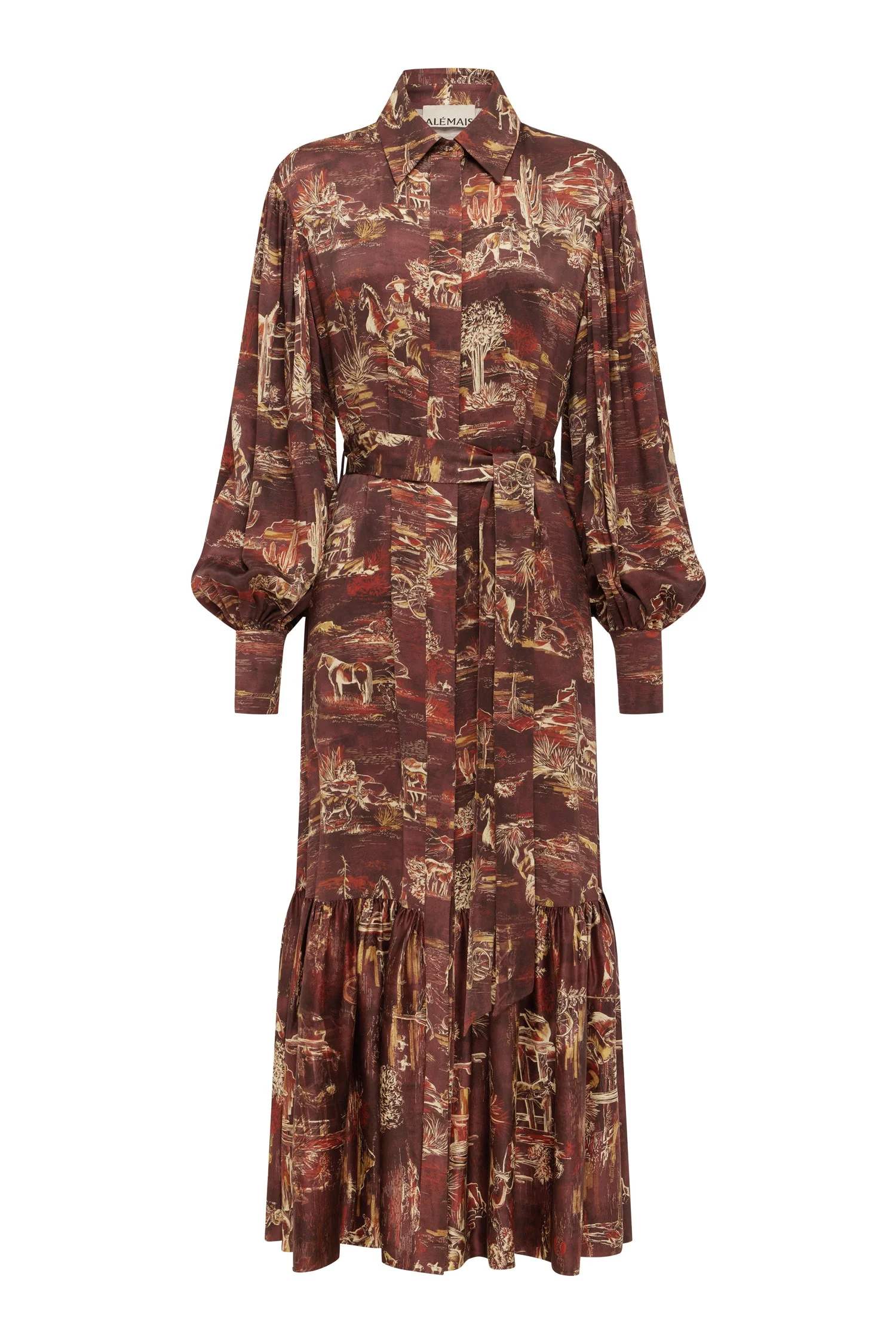Ezra Silk Shirtdress - 1