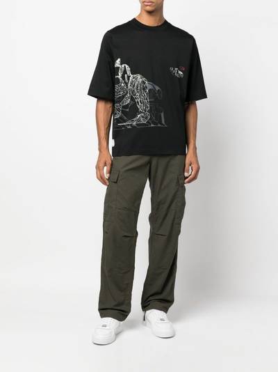 Stone Island Shadow Project graphic-print short-sleeve T-shirt outlook