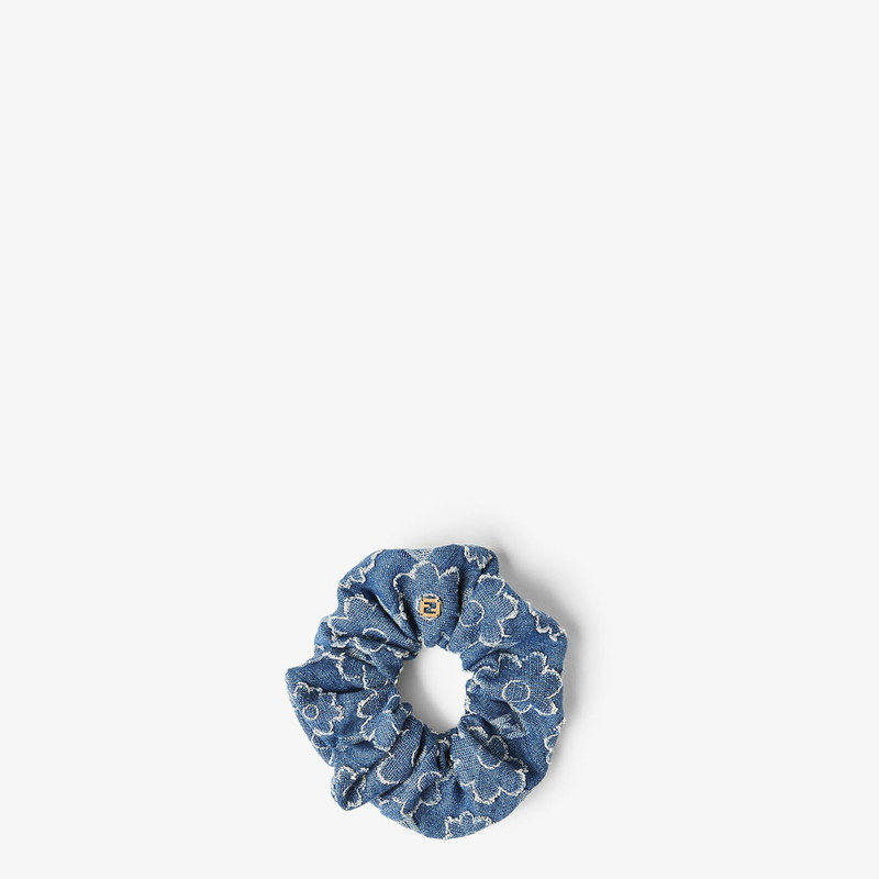 Hair Elastic Blue FF denim hair elastic 1