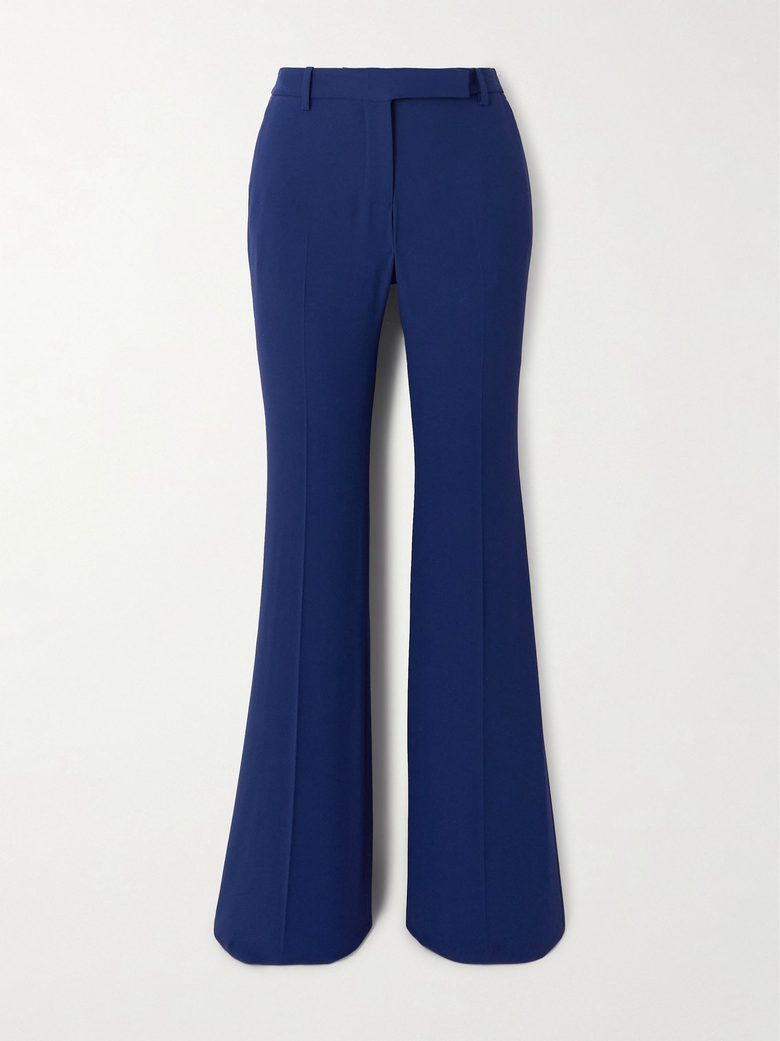 Crepe flared pants Midnight blue - 1