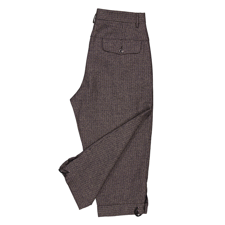 Emporio Armani Checkered Pattern Cropped Trousers - 7