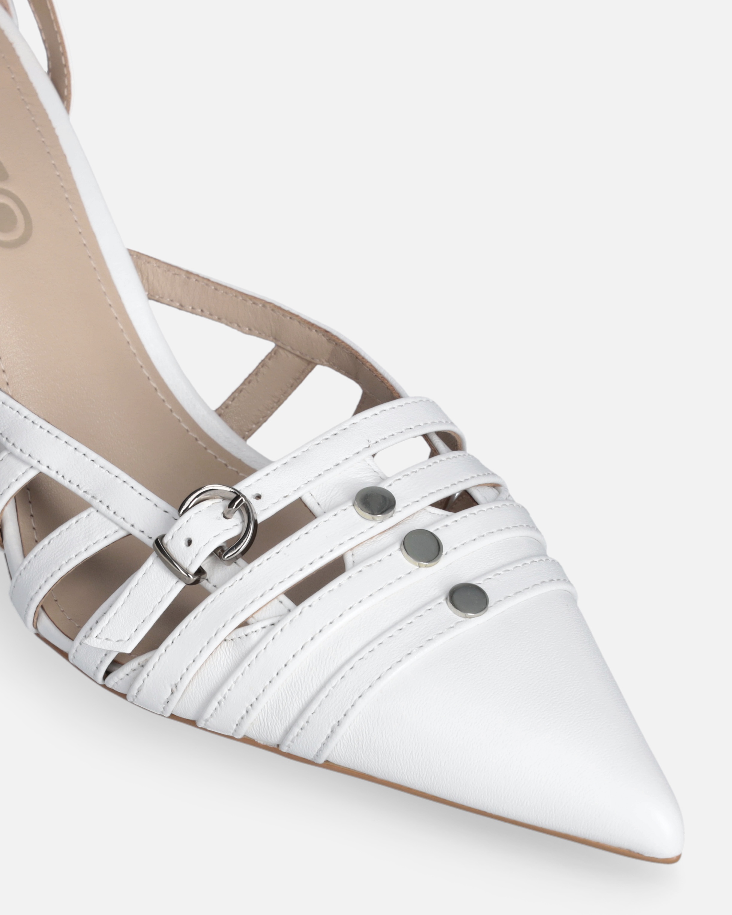 POINTED-TOE PUMPS WITH HEEL AND STRAP - 4