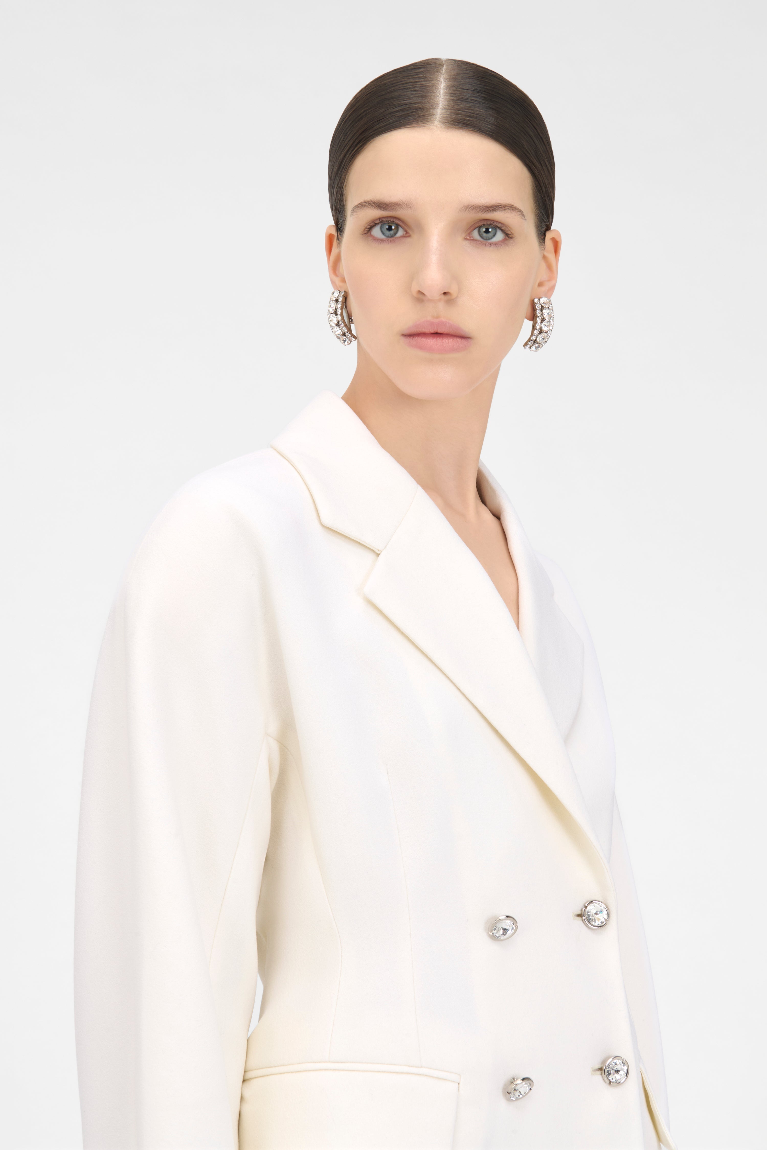 WOOL CREPE JACKET - 6