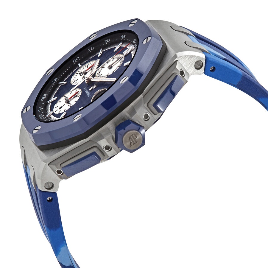 Audemars Piguet Royal Oak Offshore 44mm Camouflage Chronograph Blue Dial Men's Watch 26400SO.OO.A335 - 2