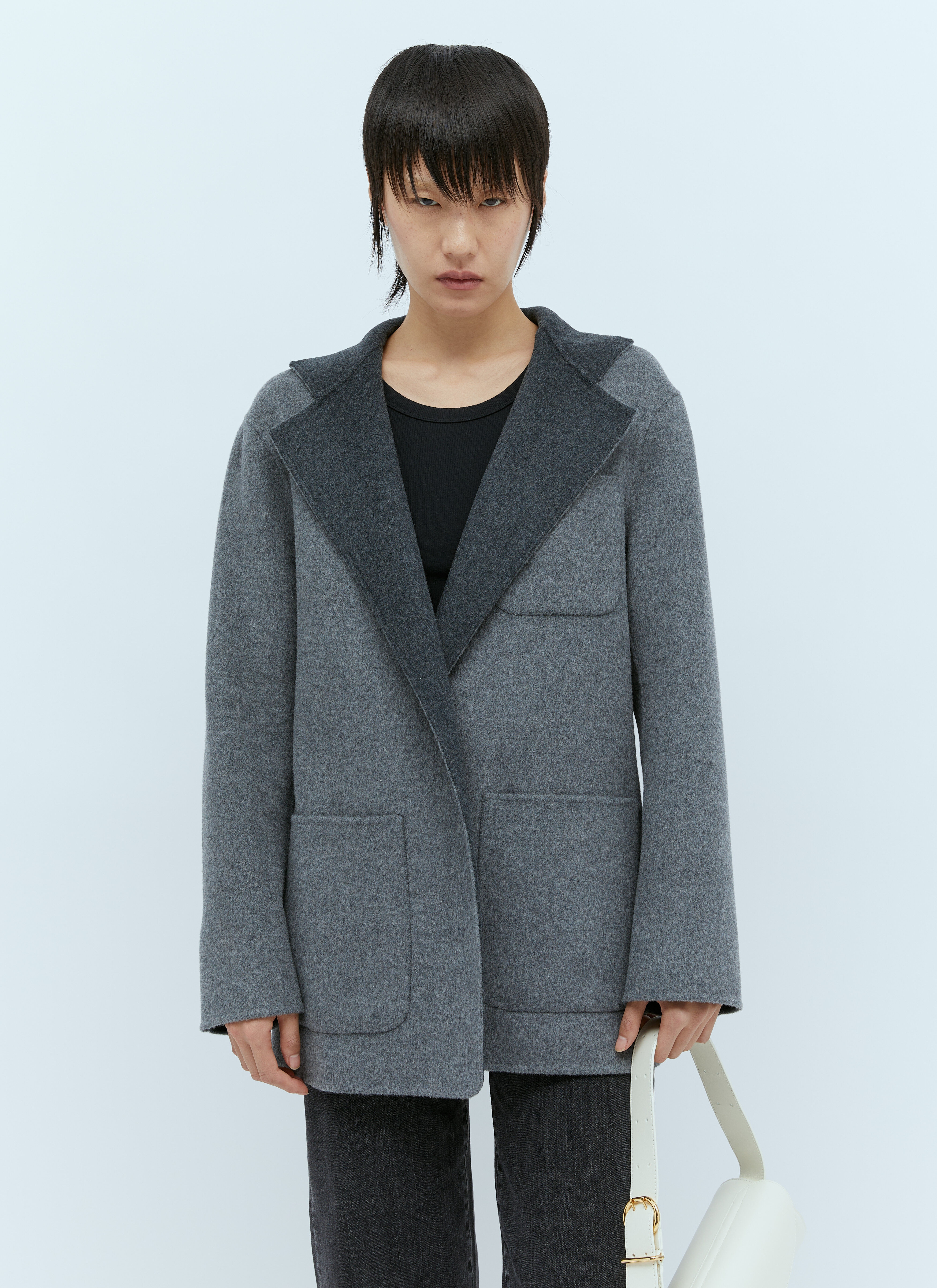 Patch Pocket Doublé Wool Jacket - 1