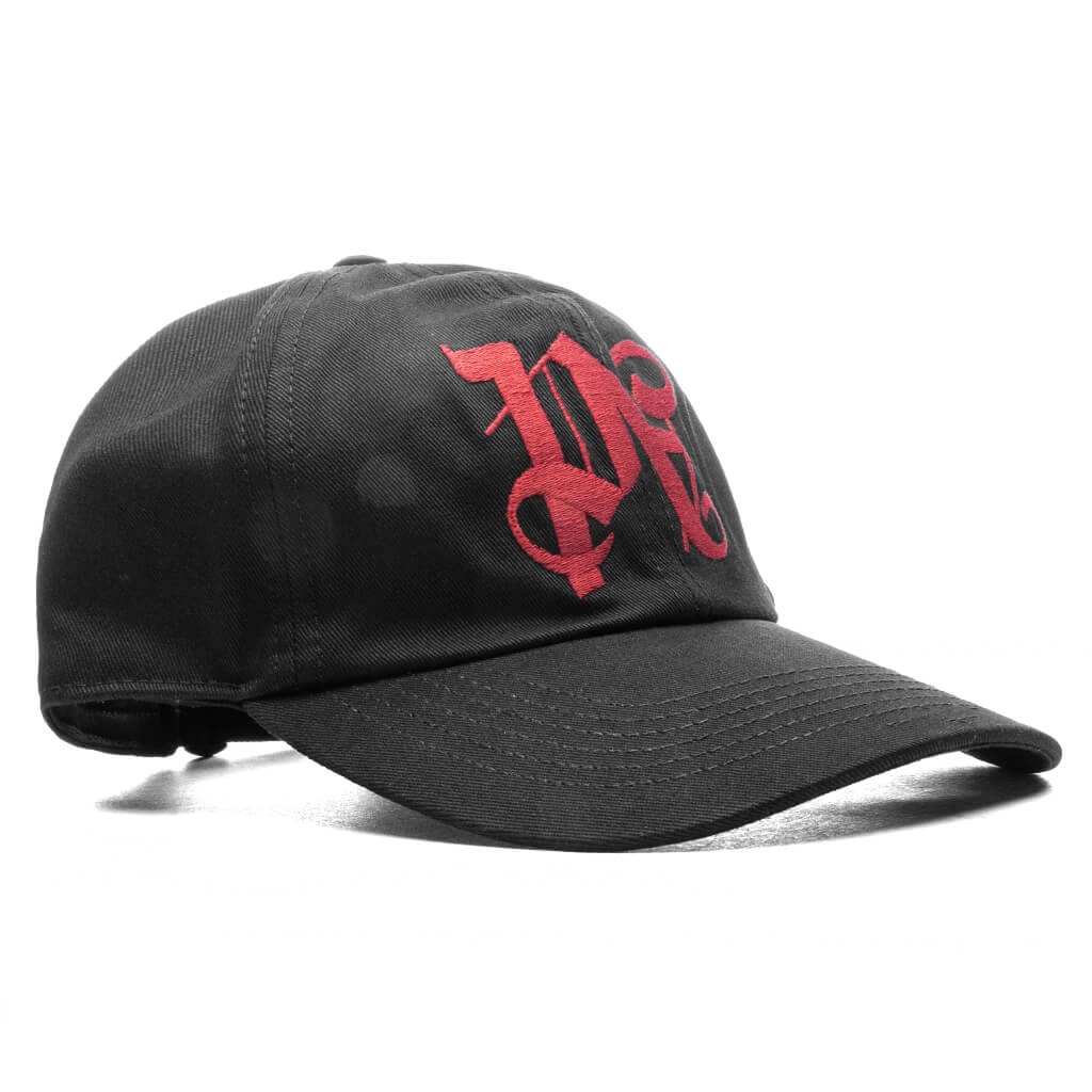 PA MONOGRAM EMBROIDERED CAP - BLACK DARK - 3
