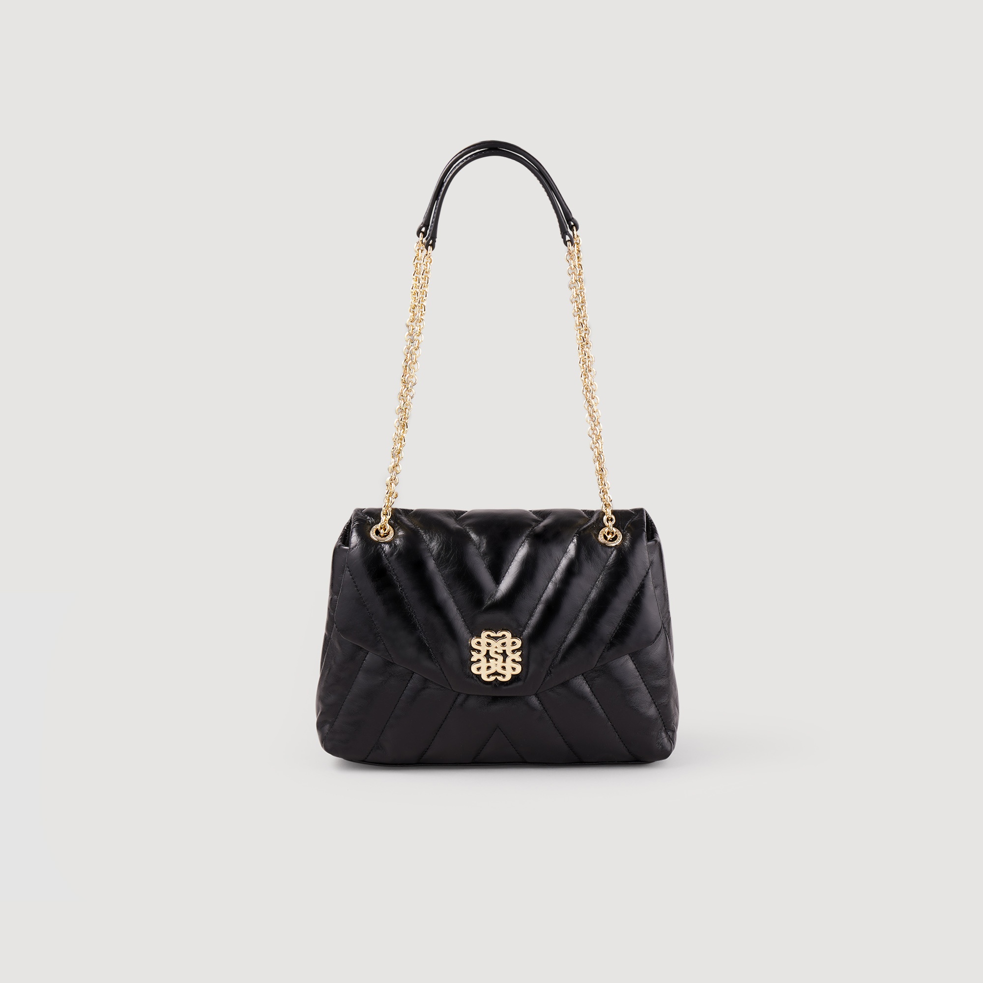 Quilted leather bag - 1