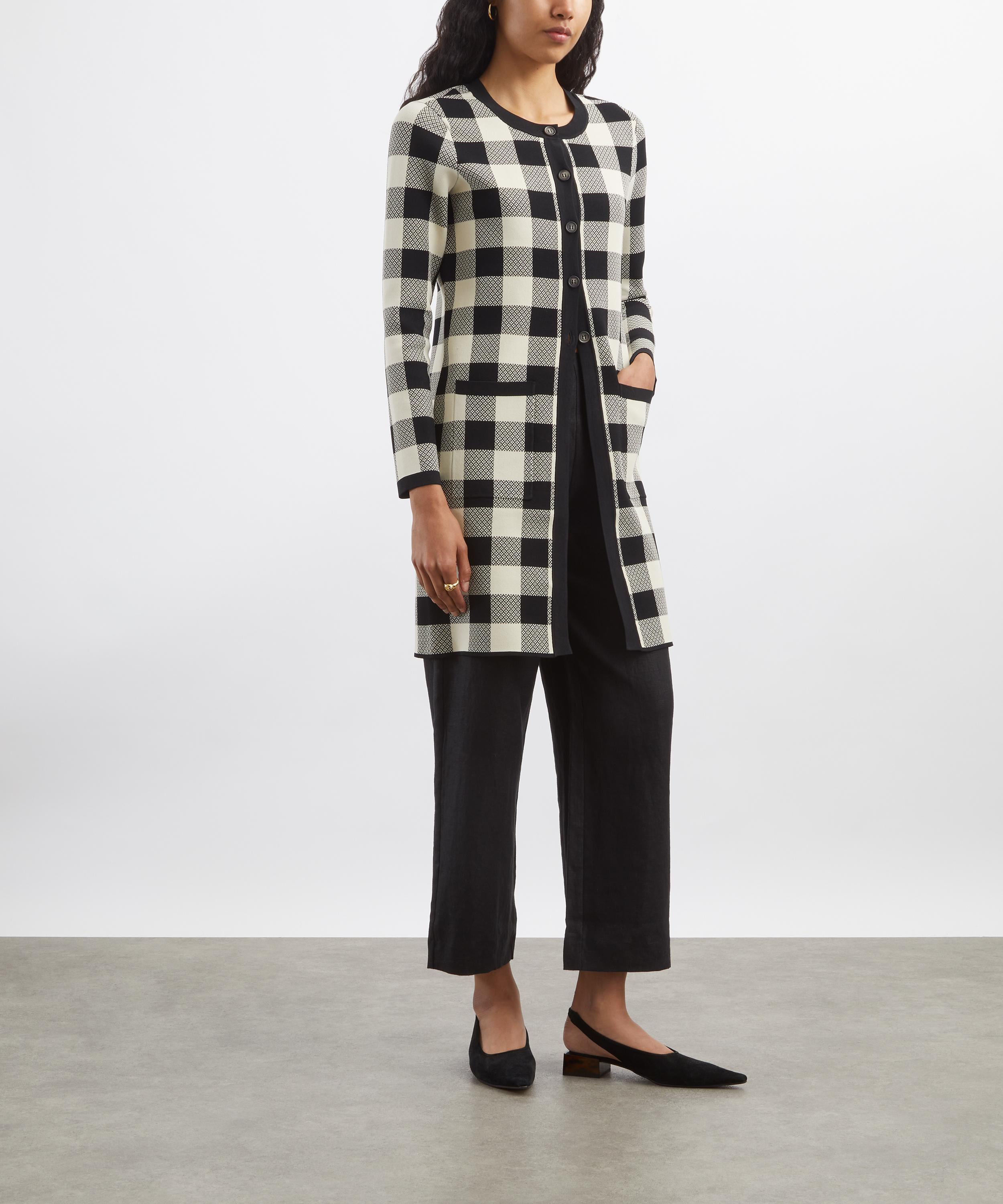 Pippa Heritage Plaid Longline Cardigan - 2