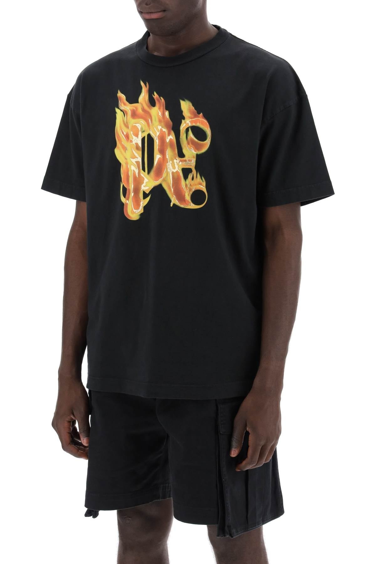 T Shirt Burning Monogram - 4