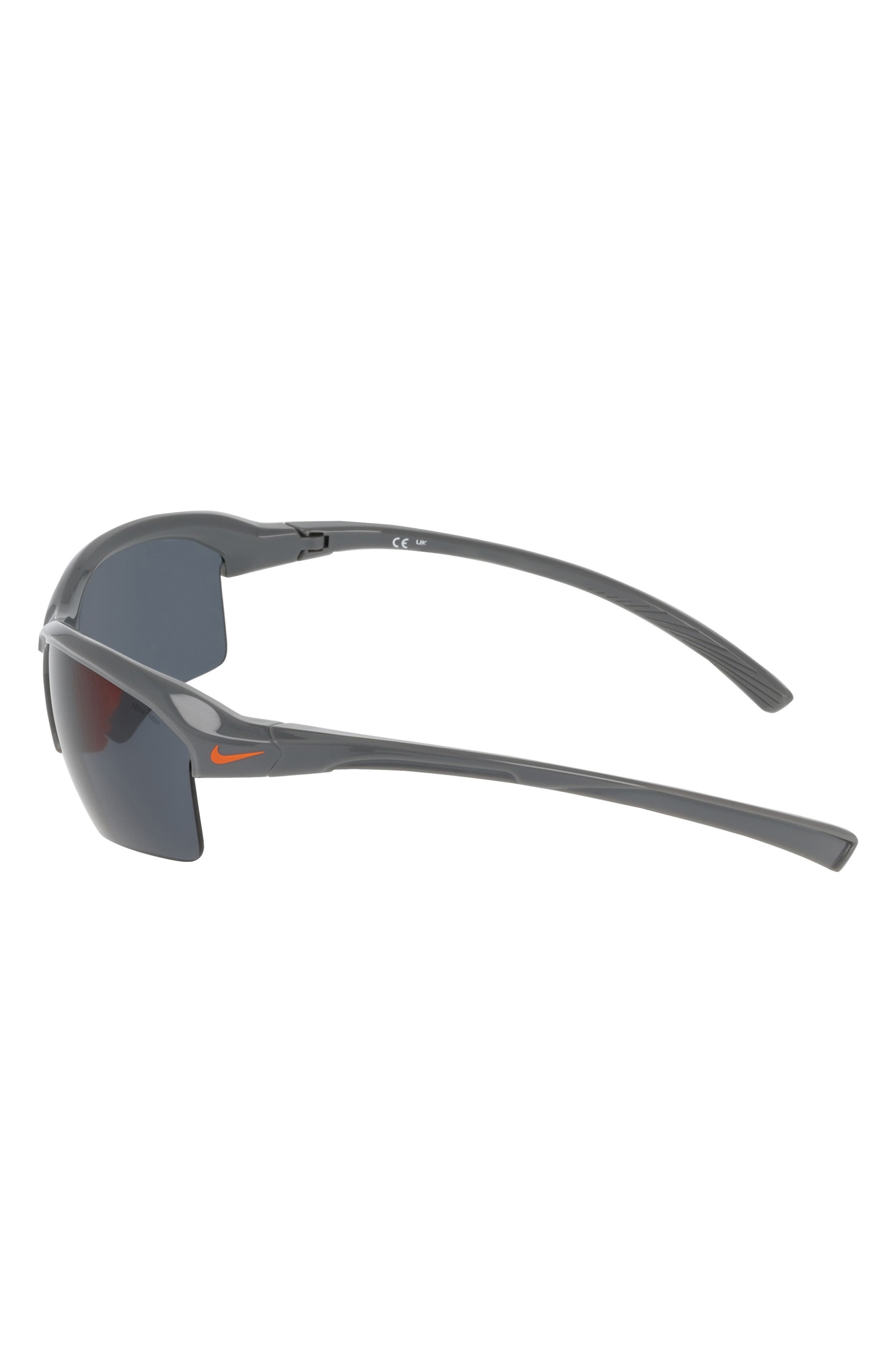 Nike Skylon Ace 70mm Rectangular Sunglasses in Smoke Grey /Grey at Nordstrom - 7