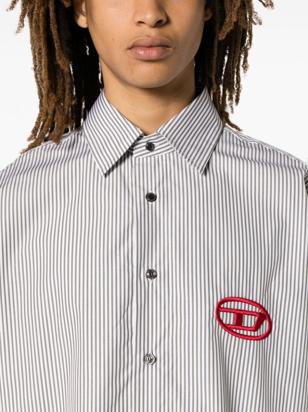 S-Douber logo-embroidered shirt - 5