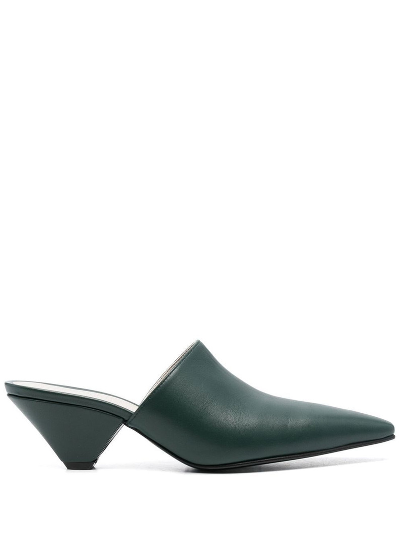 50mm slip-on leather mules 1