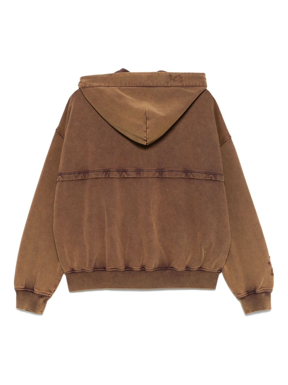 logo-embroidered hoodie - 2