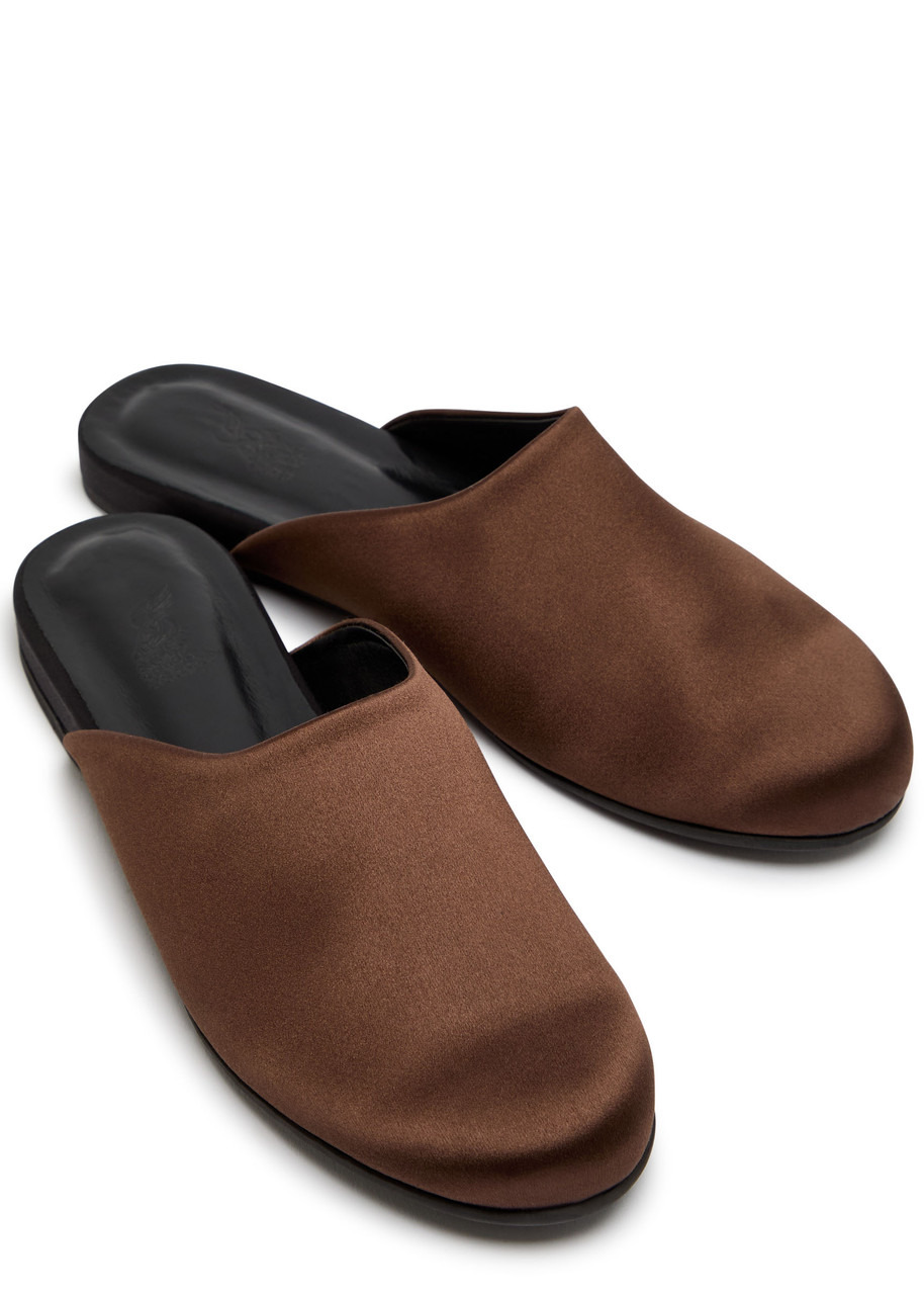 Ancient Greek Sandals The Slipper Satin Mules - 3