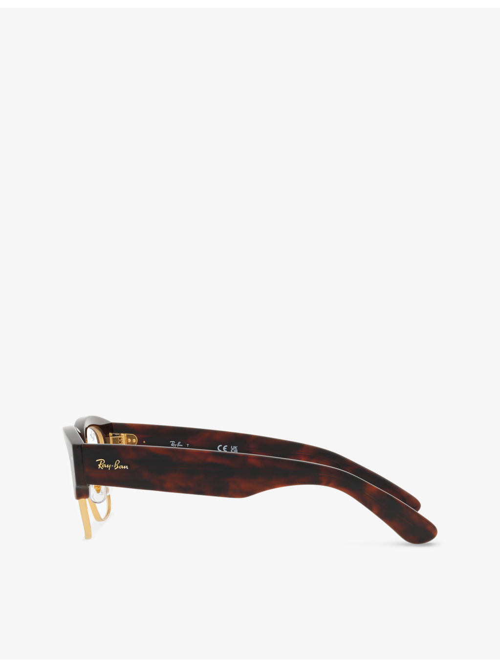 RX0316V Mega Clubmaster square-frame tortoiseshell optical glasses - 4
