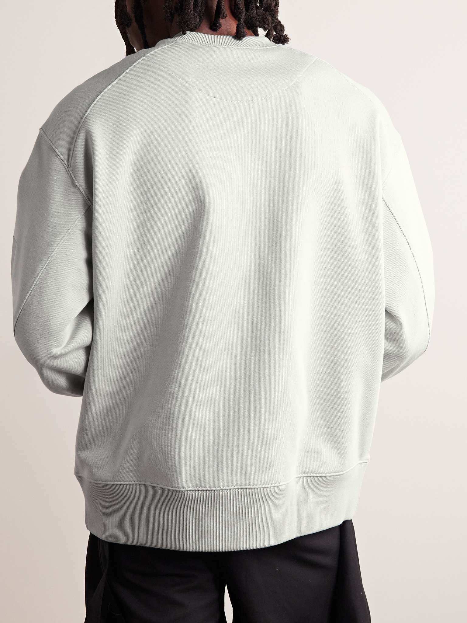 Logo-Appliquéd Organic Cotton-Jersey Sweatshirt - 6