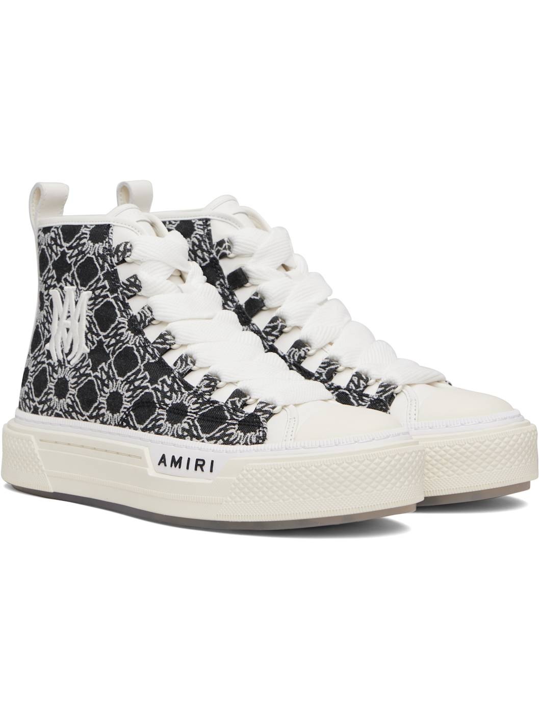 Black & White MA Quad Court Hi Sneakers - 4