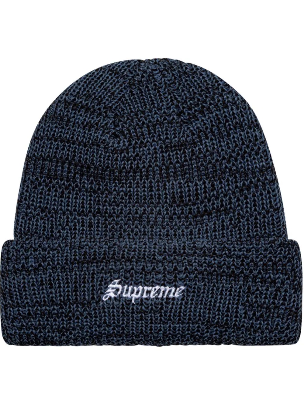 loose gauge knitted beanie hat - 1