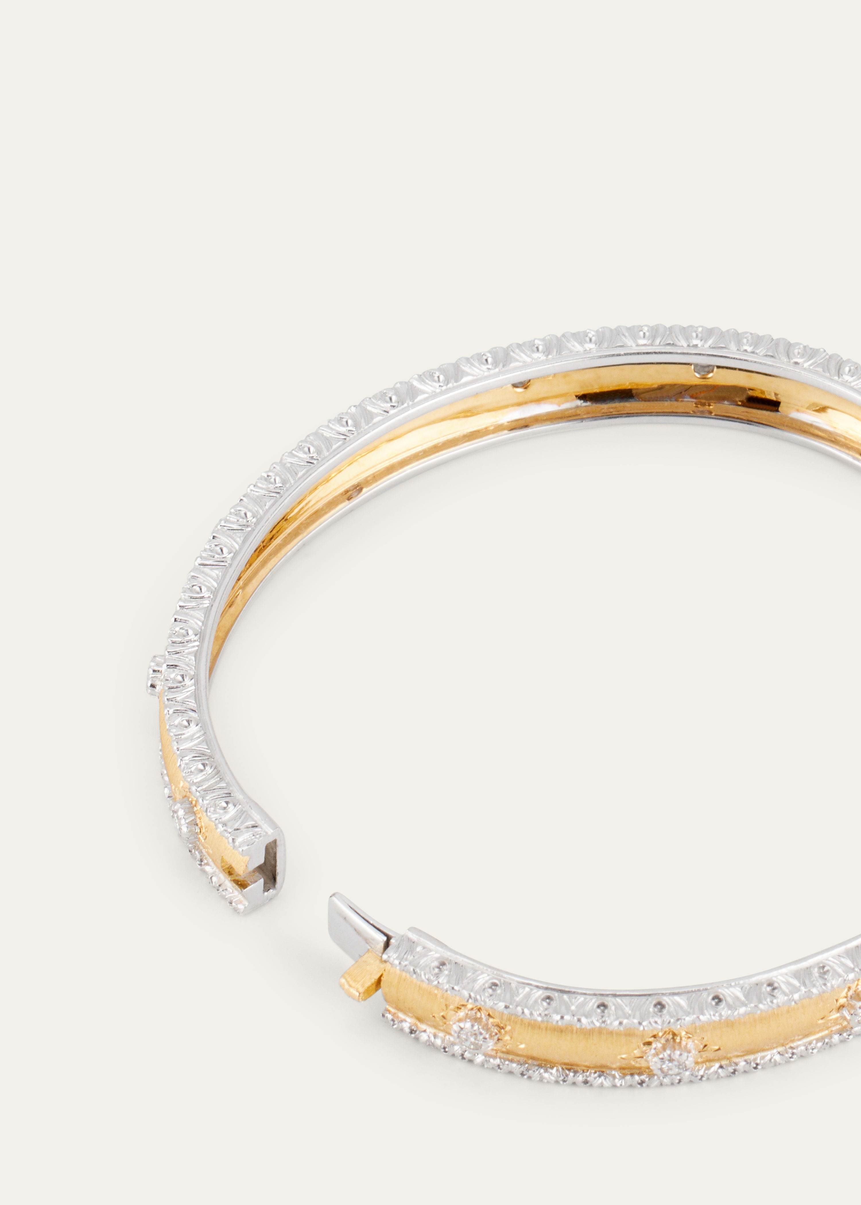 Fusi 18k Gold Bracelet With Diamonds - 4