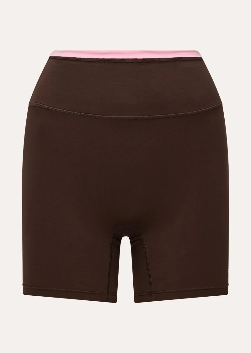 STELLAR 5" BIKE SHORT IN ESPRESSO - 1