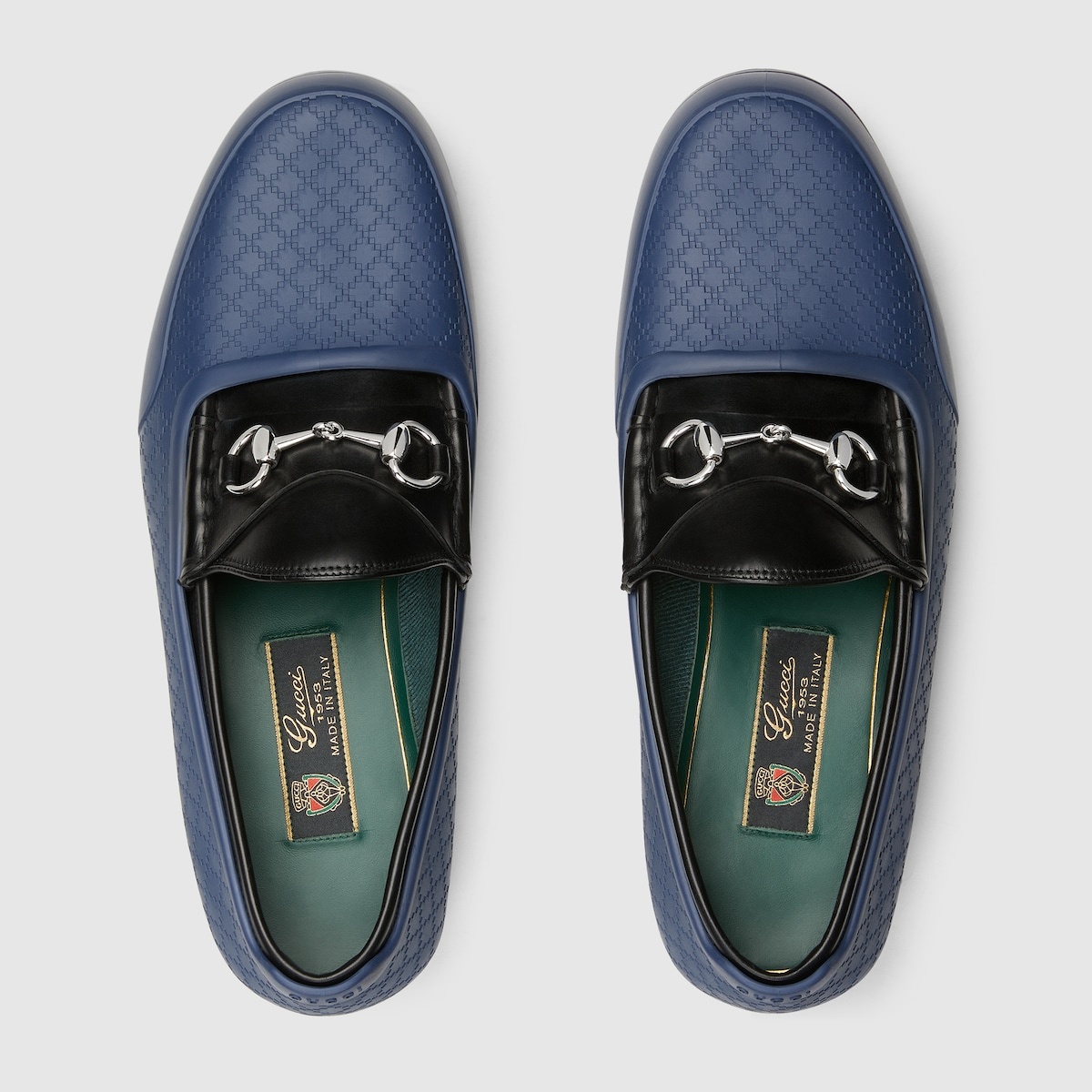 Men's rhodium Horsebit loafer - 5