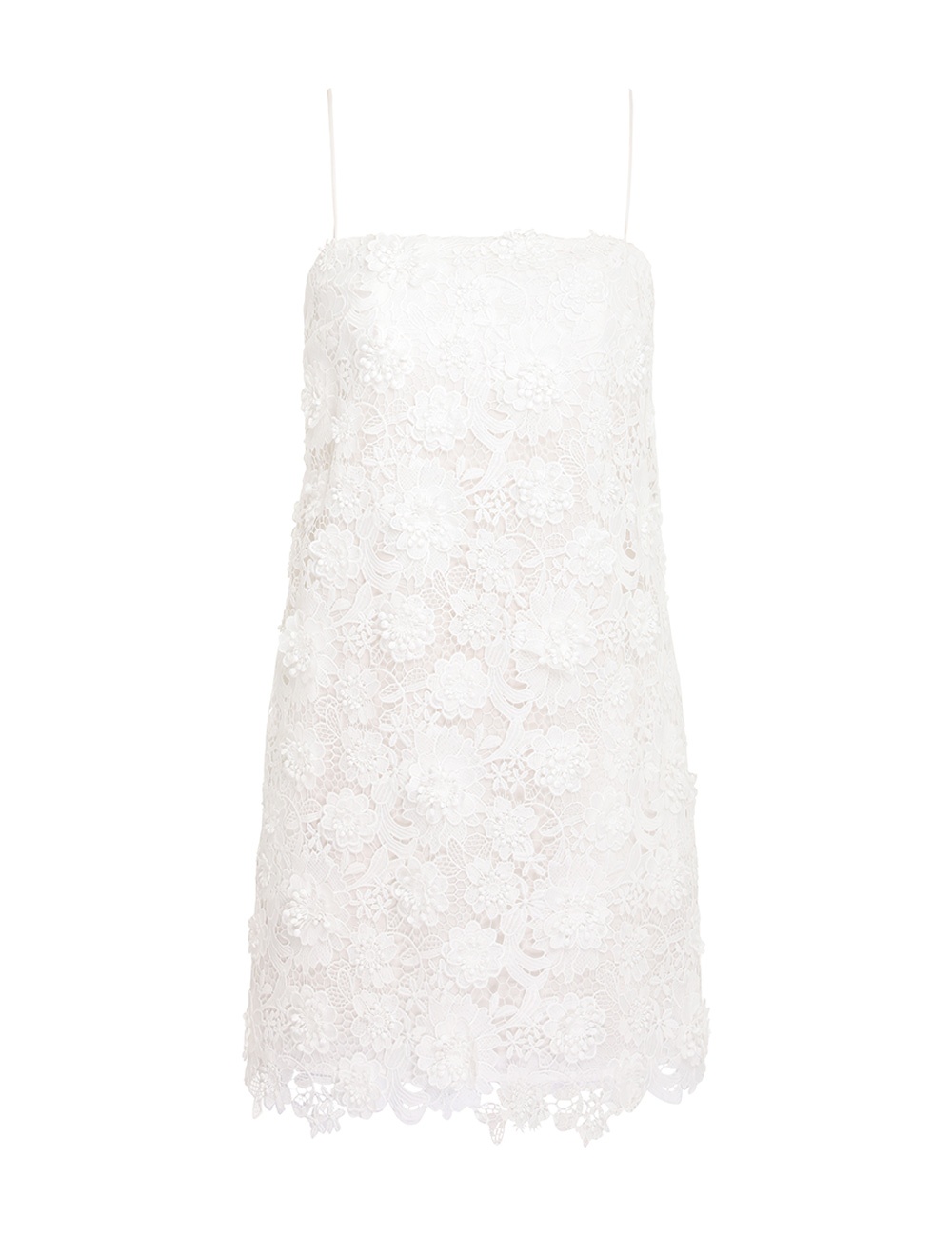 RAIE LACE FLOWER MINI DRESS - 1