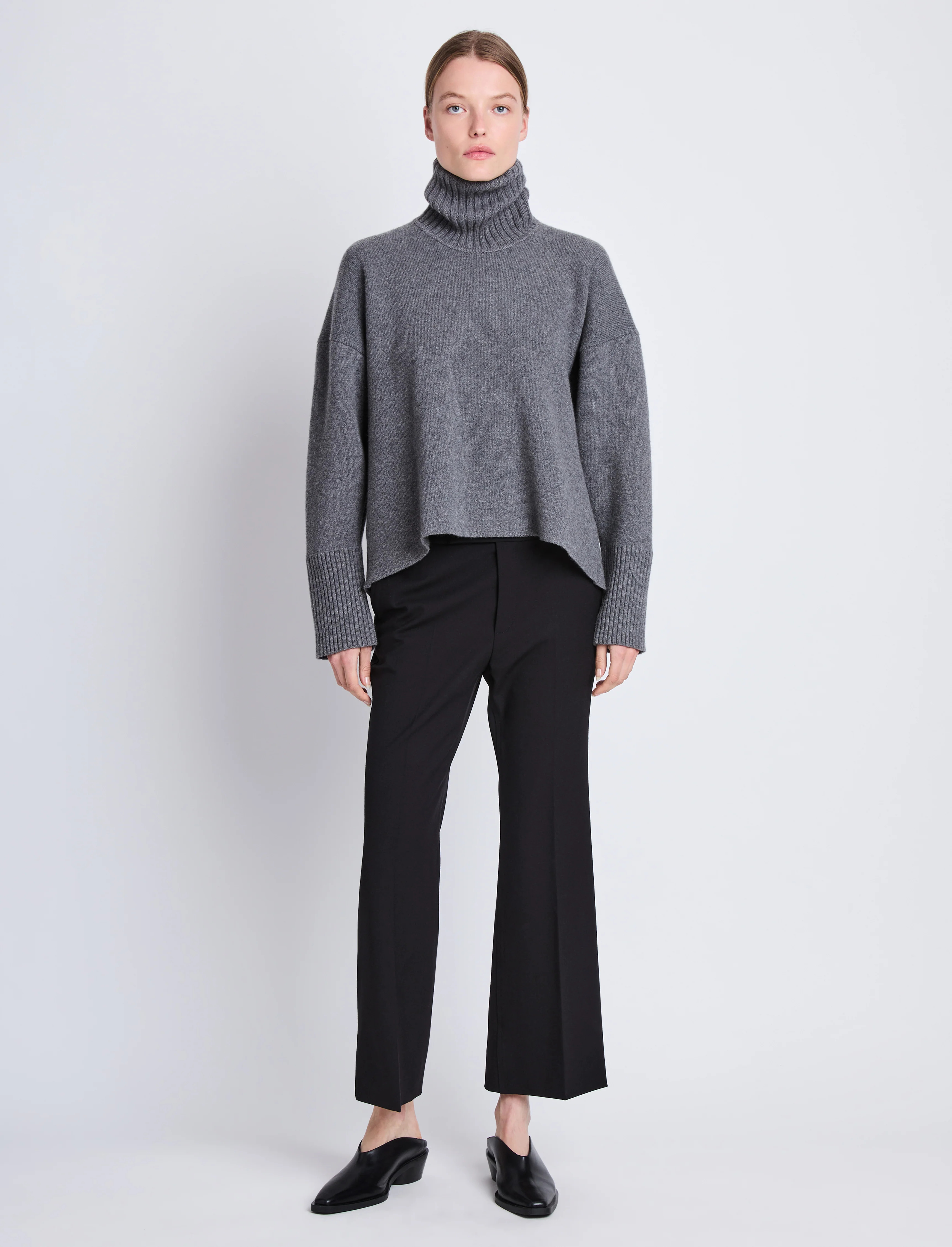 Sandra Turtleneck in Eco Doubleface Cashmere - 3