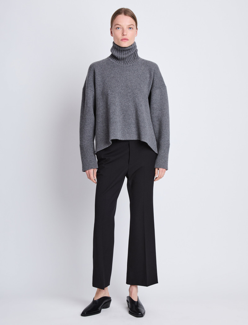 Proenza Schouler Sandra Turtleneck in Eco Doubleface Cashmere outlook