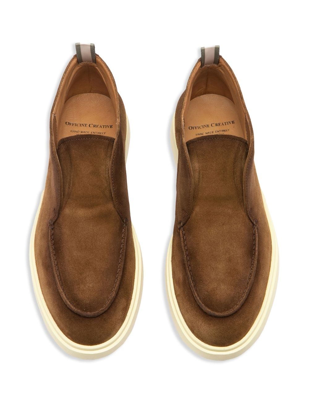 suede low-top sneakers - 4