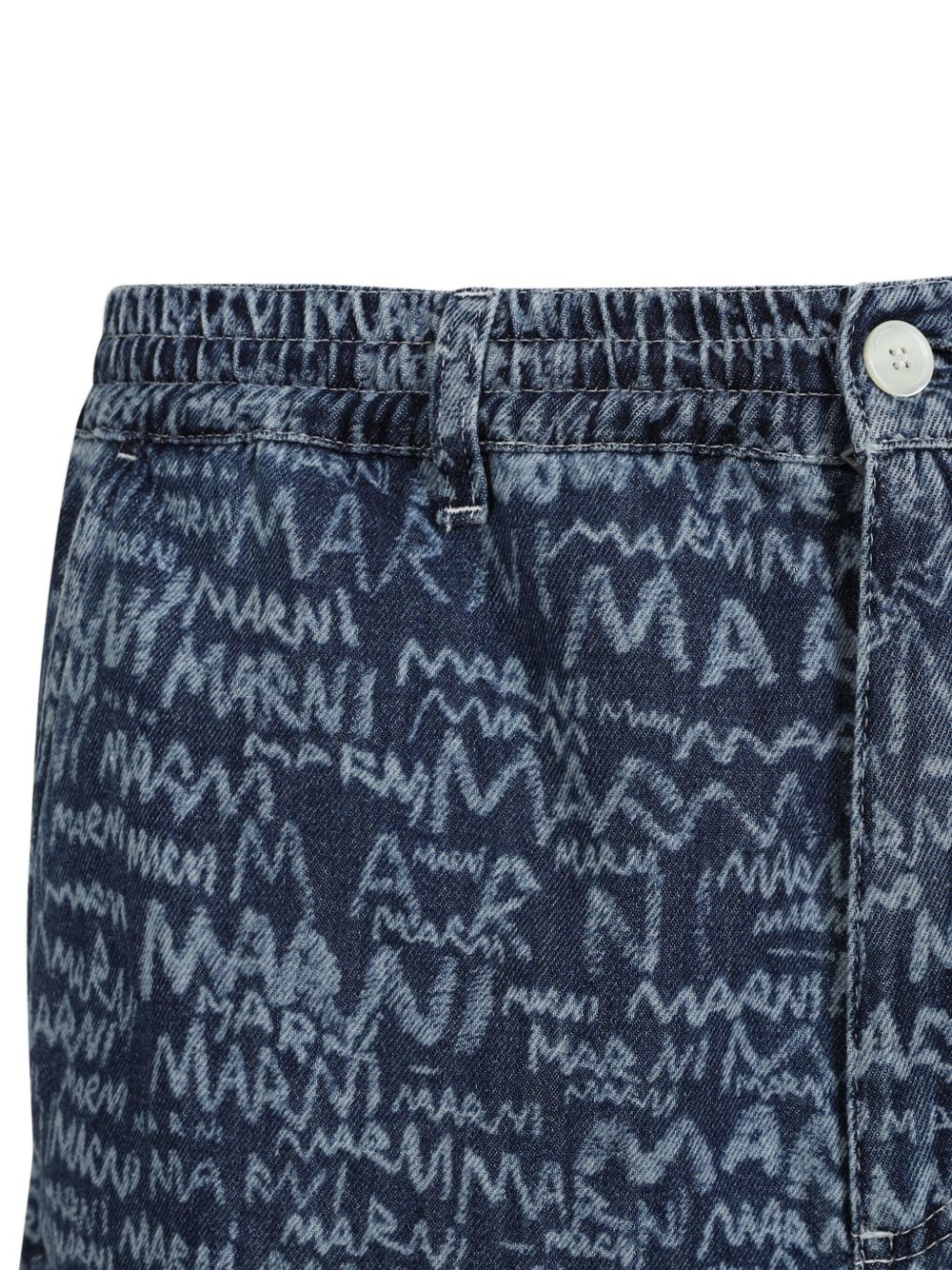 logo-print shorts - 3