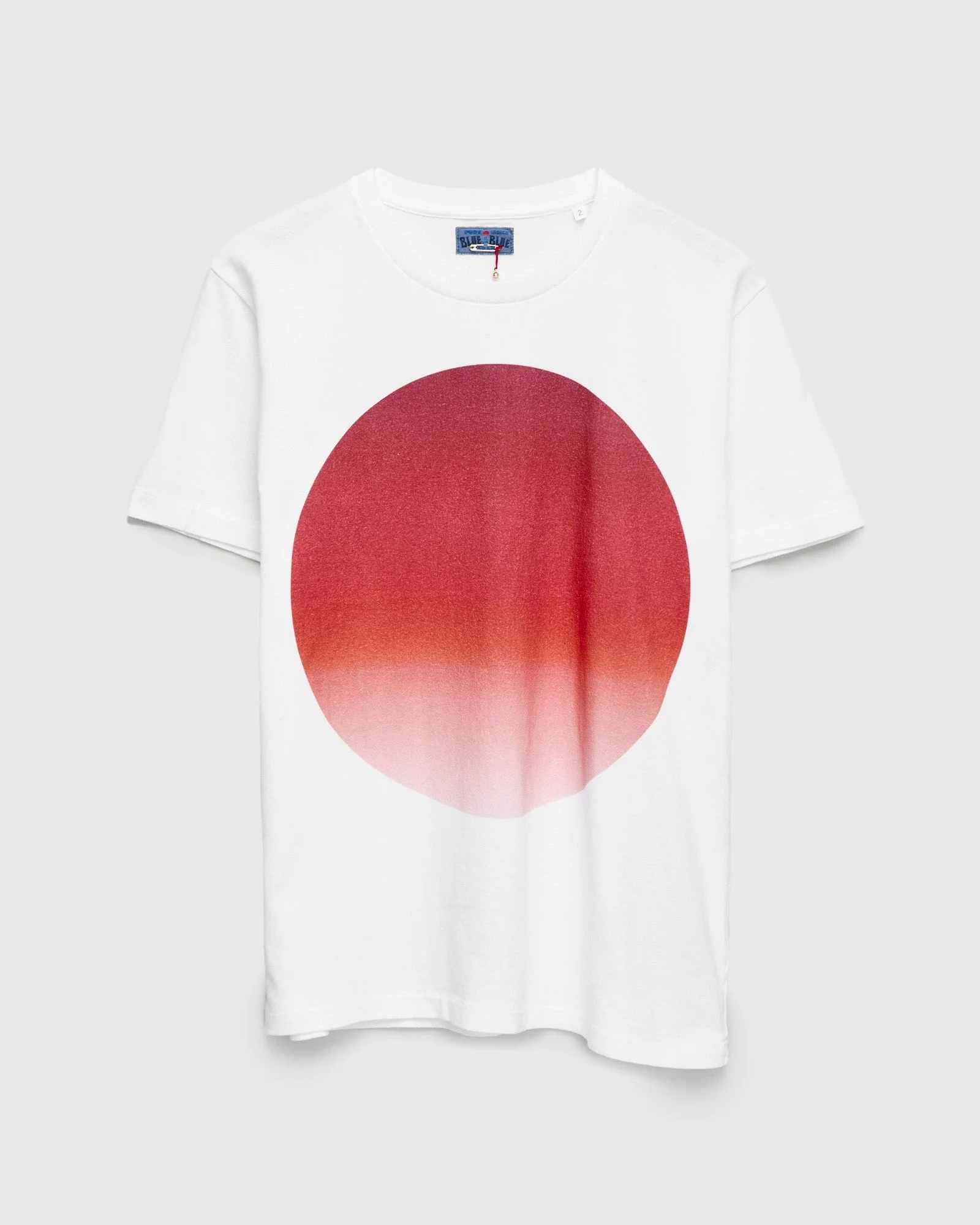 Gradation Big Circle Tee in Red - 1