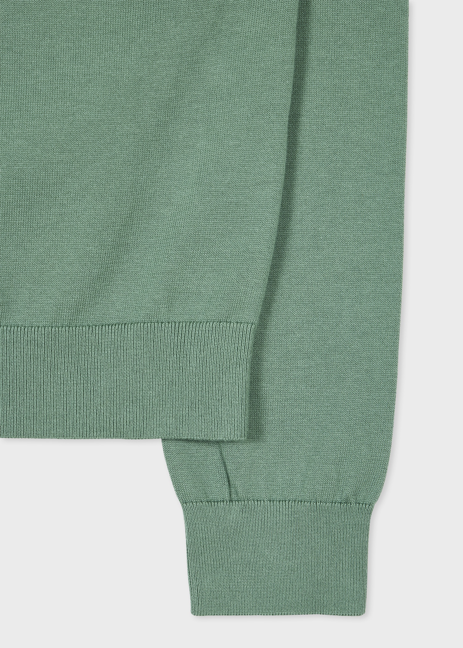 Green Organic Cotton Zebra Logo Sweater - 2