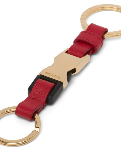 Prada Leather keychain outlook