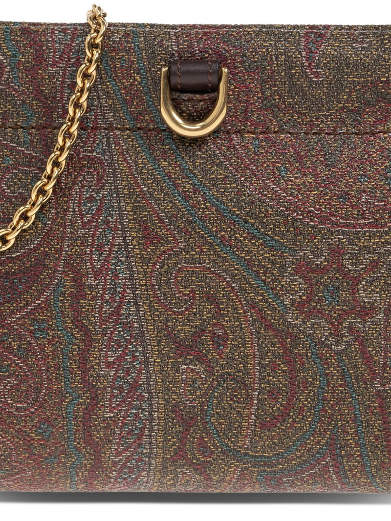mini Talk paisley clutch bag 4