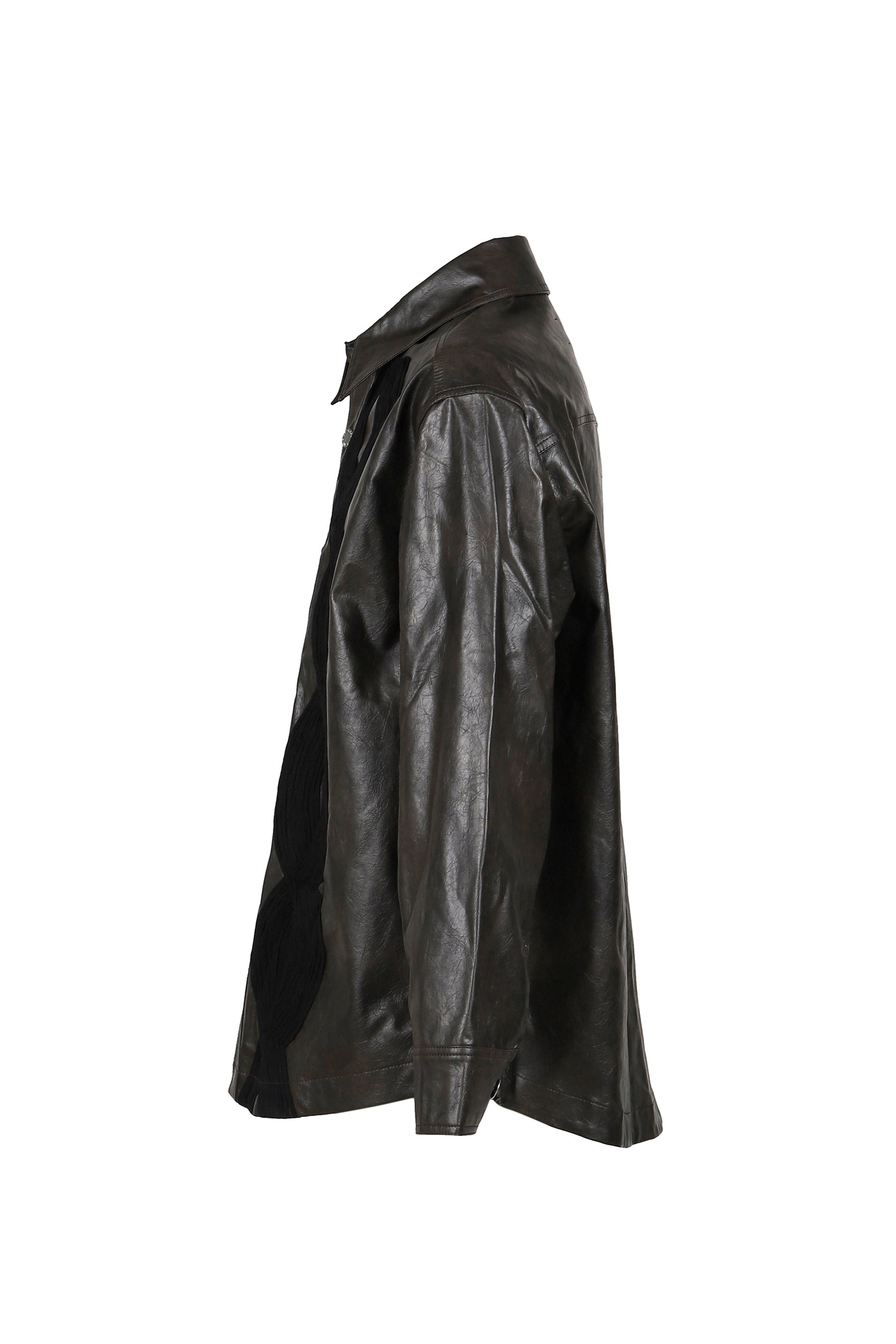 "APPLIQUE" SHIRT JACKET / DARK BRW - 7