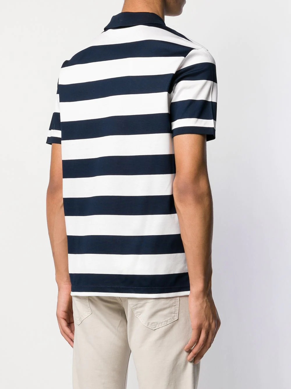 striped polo shirt - 4