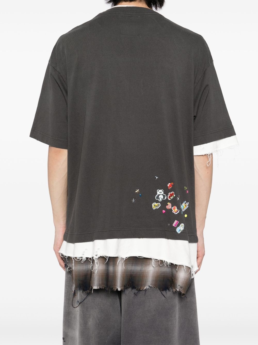 layered T-shirt - 4