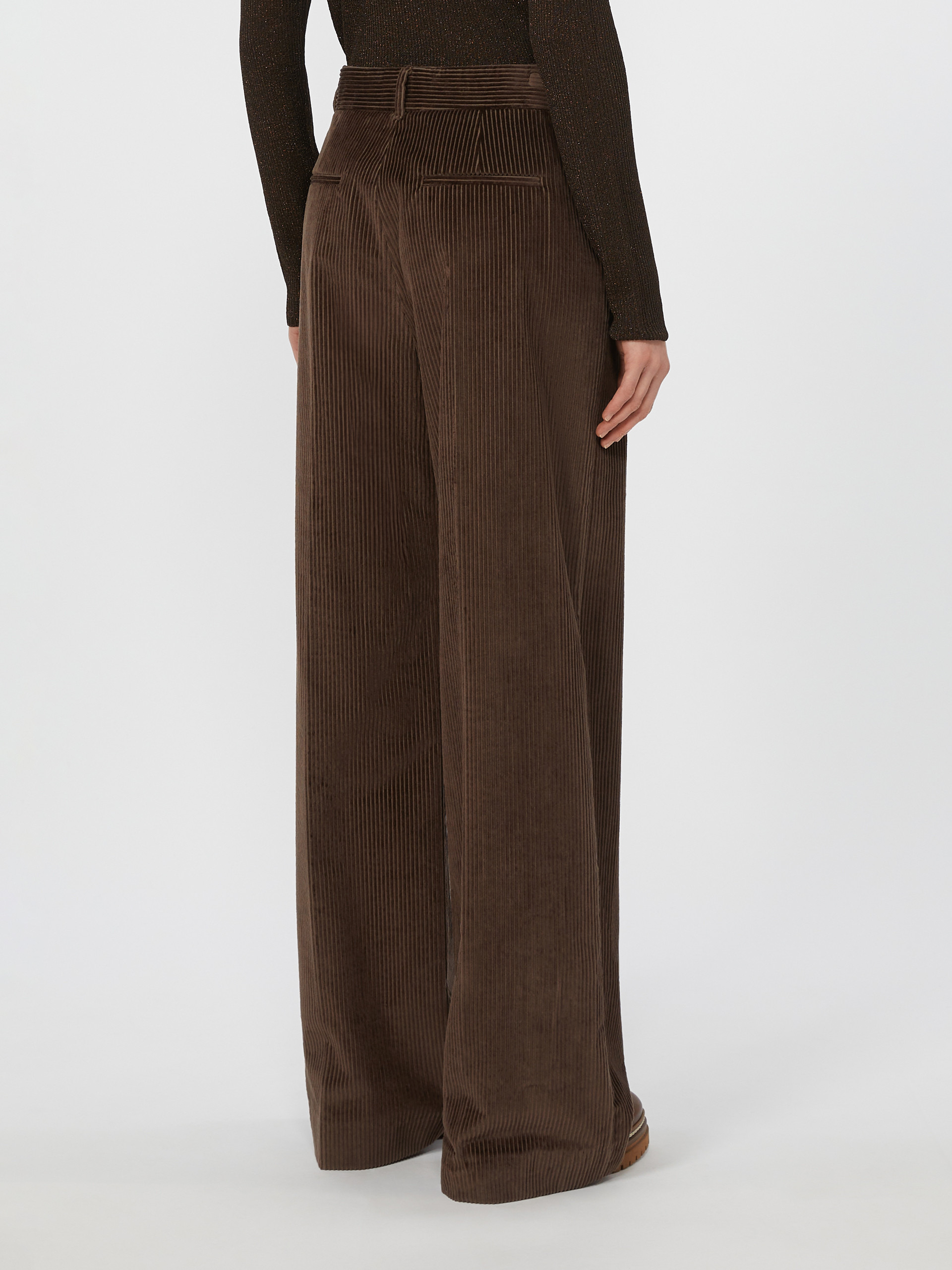 TANIA Wide-leg corduroy trousers - 4