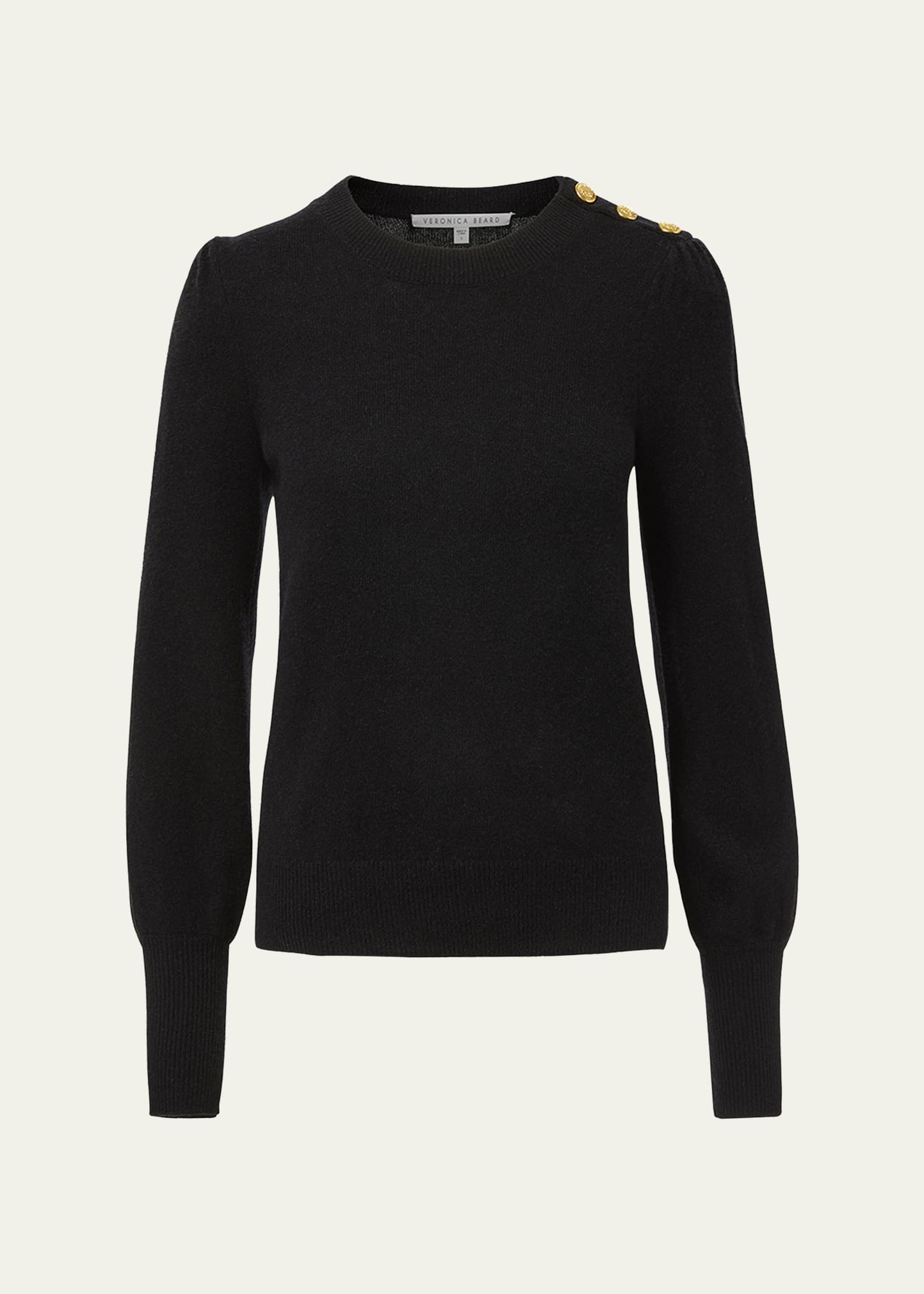 Nelia Cashmere Crewneck Sweater - 1