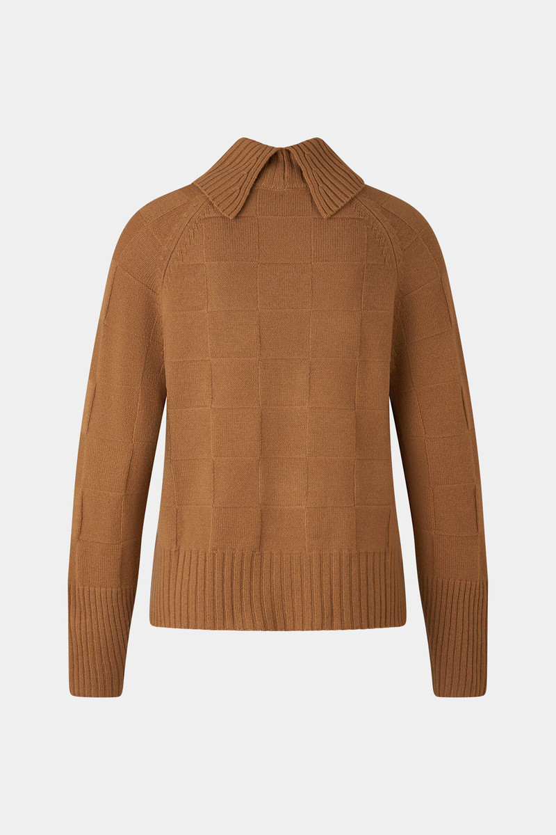 BOGNER Lake turtleneck pullover in Camel outlook