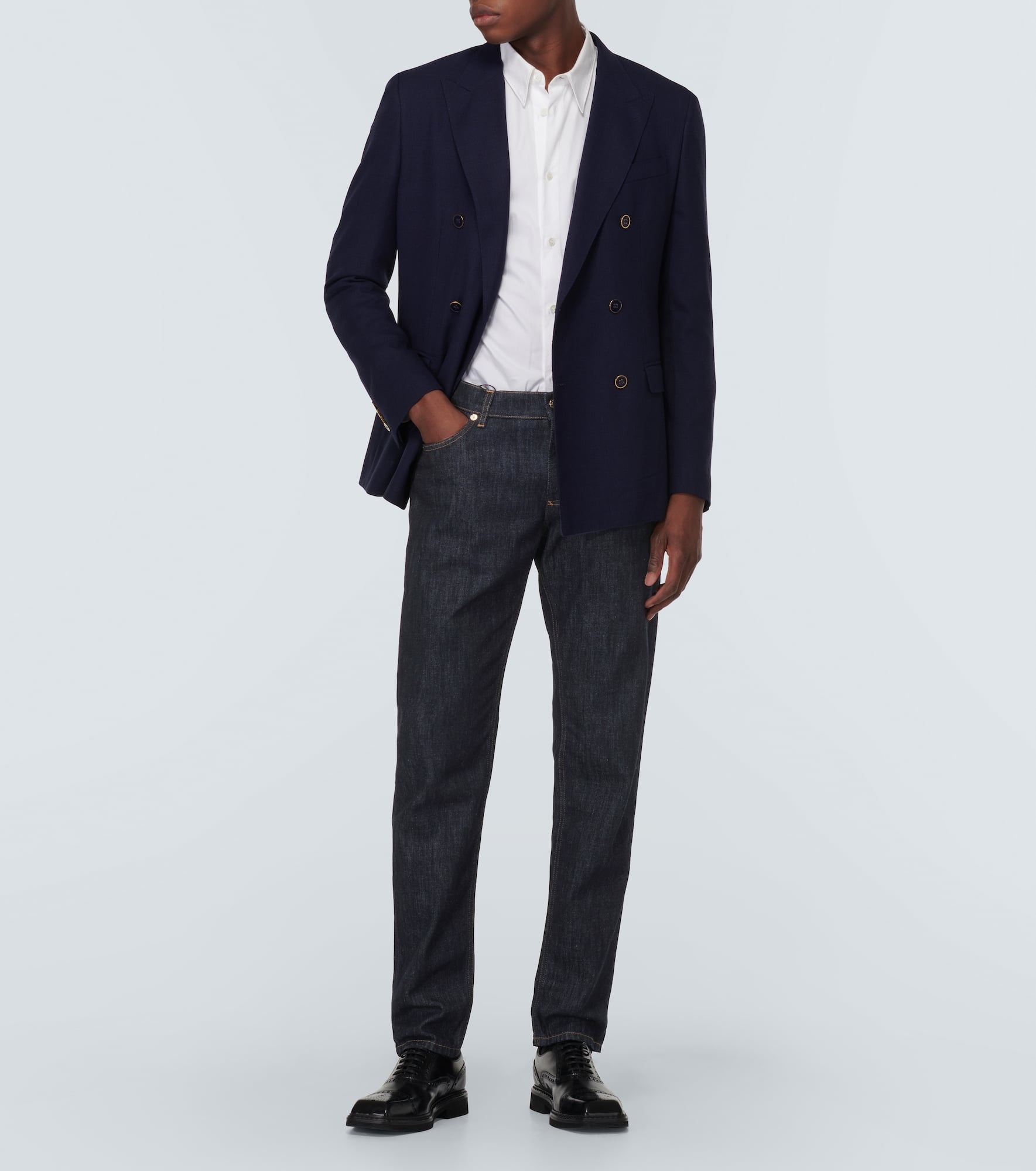 Mid-rise slim jeans - 2