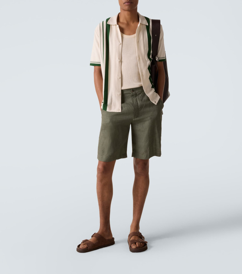 ORLEBAR BROWN Tiernan striped cotton bowling shirt outlook